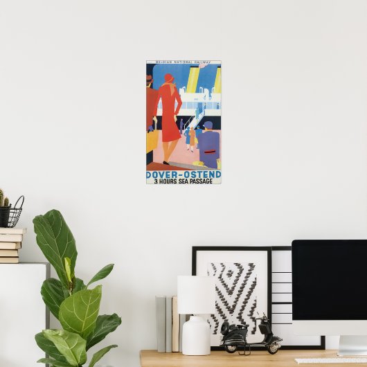 Poster Dover Ostende (Bureau à domicile)