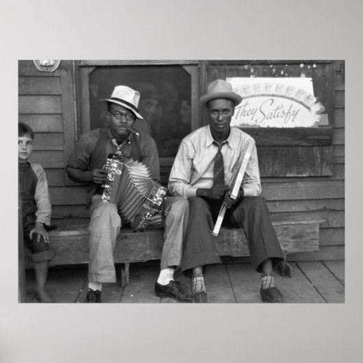 Poster Down Home Music, 1938 (Devant)