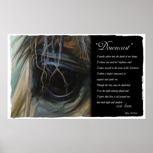 Poster Downcast de Kim McElroy (Devant)