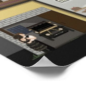 Poster Downton Abbey Pixel Art (Coin)