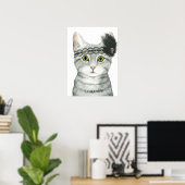 Poster Downton Cat | Bejewted With Lace (Bureau à domicile)