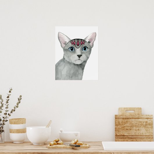 Poster Downton Cat | Bijoux (Cuisine)