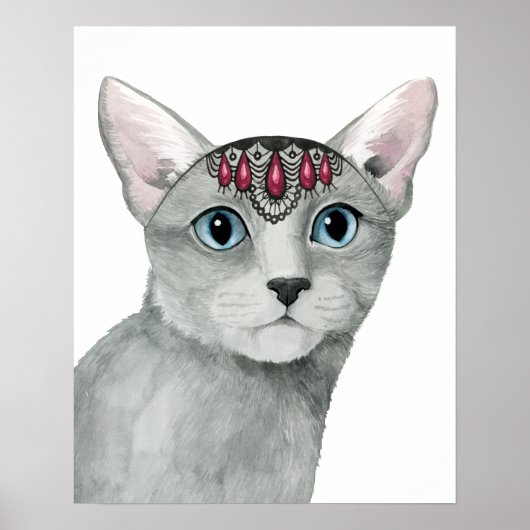 Poster Downton Cat | Bijoux (Devant)