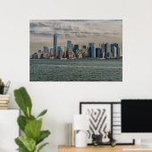 Poster Downtown Manhattan View, photo Pittoresque (Bureau à domicile)