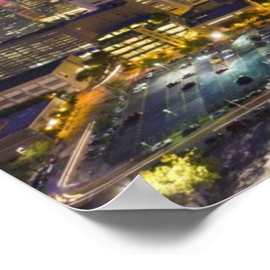 Poster Dowtown Houston (Coin)