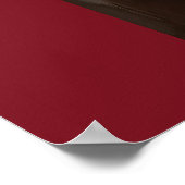 Poster Doxie noir et feu (Coin)