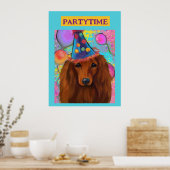 POSTER DOXSCHUND ROUGE           (Cuisine)