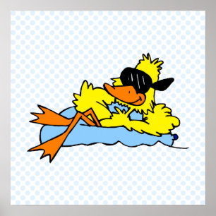 Poster Dozer Duck