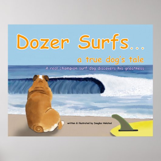 Poster Dozer Surfs...une histoire de chien (Devant)