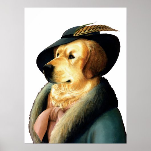 poster DR.035 Golden Retriever (Devant)