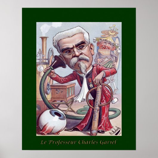 Poster Dr Charles Gariel ~ Ophtalmologiste/audiologiste~ (Devant)