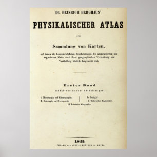 Poster Dr. Heinrich Berghaus de page titre