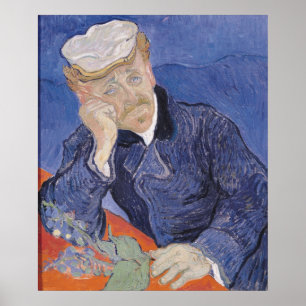 Poster Dr. Paul Gachet, 1890 de Vincent van Gogh  