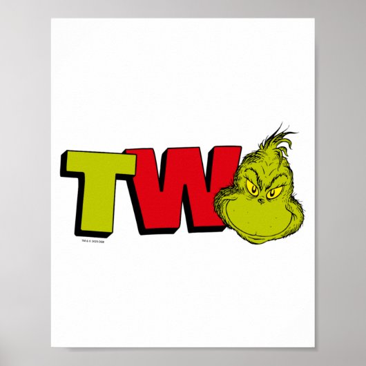 Poster Dr Seuss 2nd Birthday Two Baby (Devant)