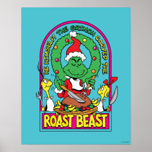 Poster Dr. Seuss Bête Rôtie Graphique