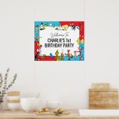 Poster Dr. Seuss - Caractères | ANNIVERSAIRE DE ENFANT (Cuisine)