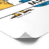 Poster Dr. Seuss Caractères et nom de l'enseignant (Coin)