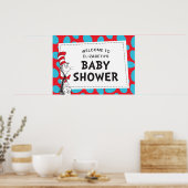 Poster Dr Seuss | Chat dans le Baby shower Casquette (Cuisine)