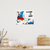 Poster Dr Seuss | Chat dans le Casquette nettoie vers le  (Cuisine)