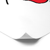 Poster Dr Seuss | Chat dans le Casquette - Un je suis (Coin)