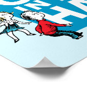 Poster Dr Seuss | Chat dans le logo du Casquette - Caract (Coin)