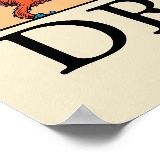 Poster Dr Seuss | Graphique Histoires (Coin)