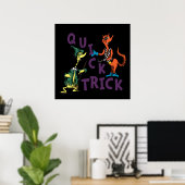 Poster Dr. Seuss | Graphisme Halloween Quick Trick (Bureau à domicile)