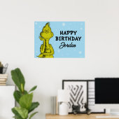 Poster Dr. Seuss | Grinch Anniversaire d'hiver (Bureau à domicile)