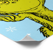 Poster Dr. Seuss | Grinch Hiver Anniversaire (Coin)