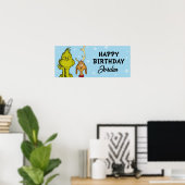 Poster Dr. Seuss | Grinch Hiver Anniversaire (Bureau à domicile)