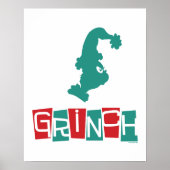 Poster Dr Seuss | Grinch - Rouge et Vert (Devant)