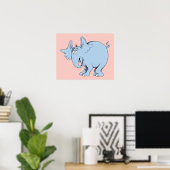 Poster Dr. Seuss | Horton entend un Qui! (Bureau à domicile)