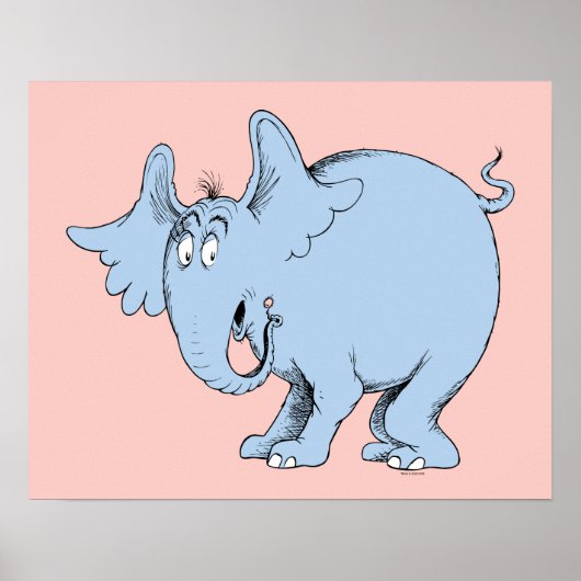 Poster Dr. Seuss | Horton entend un Qui! (Devant)