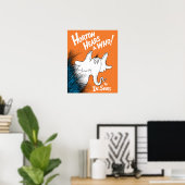 Poster Dr Seuss | Horton Entend un qui livre (Bureau à domicile)