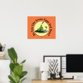 Poster Dr. Seuss | Icône d'œufs verts et jambon (Bureau à domicile)