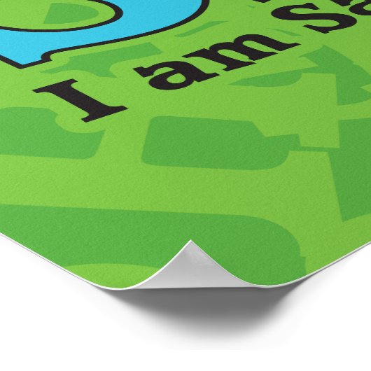 Poster Dr Seuss | Je Suis Sam. Je Suis Sam. (Coin)