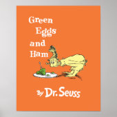 Poster Dr Seuss | Oeufs verts et jambon (Devant)