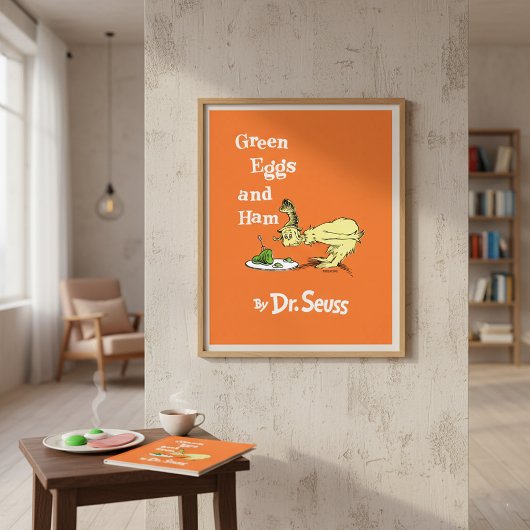 Poster Dr Seuss | Oeufs verts et jambon