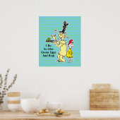 Poster Dr Seuss | Oeufs verts et jambon | Ami et Sam-I-Am (Cuisine)