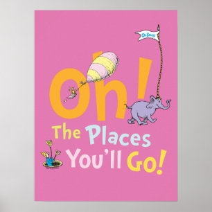 Poster Dr. Seuss   Oh ! Le défilé des lieux