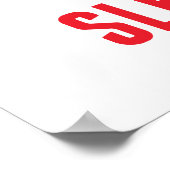 Poster Dr Seuss | Parking Grinch uniquement (Coin)