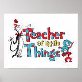 Poster Dr Seuss | Professeur de petites choses (Devant)