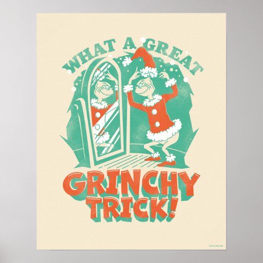 Poster Dr Seuss | Quelle belle petite queue de Grinchy ! (Devant)