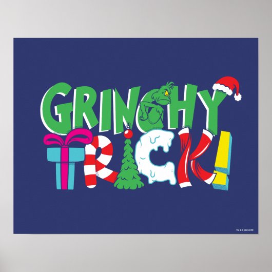 Poster Dr. Seuss | Tour de Grinch (Devant)