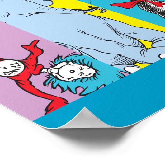 Poster Dr Seuss | Tranche de caractères (Coin)