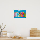 Poster Dr. Seuss | Tranche de personnage (Cuisine)