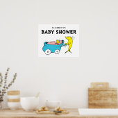 Poster Dr Seuss | Un poisson - Baby shower (Cuisine)
