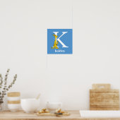 Poster Dr. Seuss's ABC: Letter K - White | Add Your Name (Cuisine)