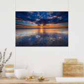 Poster Drac seascape, sunset, CA (Cuisine)