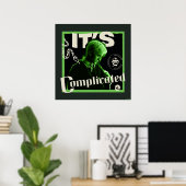 Poster Draco Malfoy - "C'est compliqué" (Bureau à domicile)